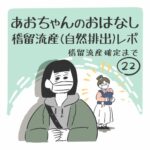 あおちゃんのおはなし※稽留流産（自然排出レポ）稽留流産確定編【22】