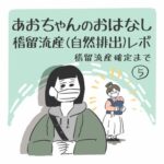 あおちゃんのおはなし※稽留流産（自然排出レポ）稽留流産確定編【5】